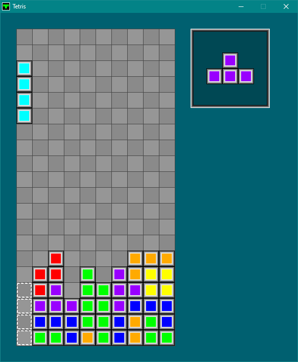 Tetris Clone Screenshot